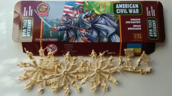 1/72 ACW/American Civil War Union Infantry, Irish Brigade