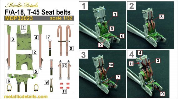 Metallic Details Si�ge �jectable Martin-Baker Mk.14 1/32