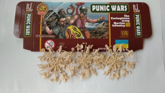 1/72 Punic Wars The Cartaginian Army Iberian infantry