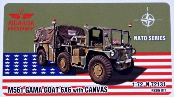 1/72 M561 Gama Goat 6x6 with Canvas