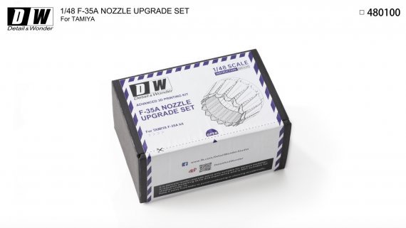 1/32 Lockheed-Martin F-35A Lightning II nozzles for Tamiya kits
