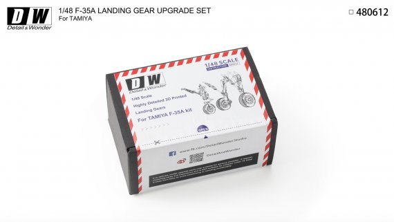 1/48 Lockheed-Martin F-35A Lightning II landing gear for Tamiya