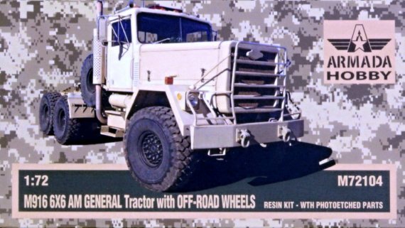 1/72 M916 6x6 AM General with off-road wheels