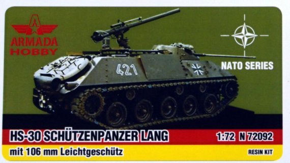 1/72 HS-30 Schtzenpanzer Lang with 106mm Leichtges.