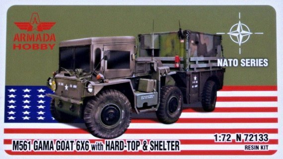 1/72 M561 Gama Goat 6x6 with Hard Top & Shelter