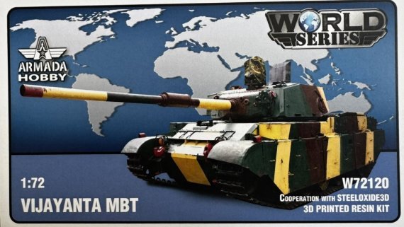 ARMADA HOBBY Vijayantha MBT 1/72 Kit Resina 3D