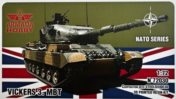 Armada Hobby Vickers MBT 3 R�sine 1/72