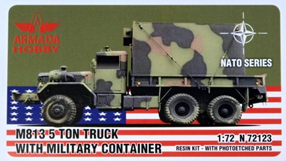 1/72 M813 5-ton Truck with Mil.Container