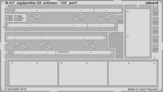 1/35 SET Jagdpanther G2 schurzen