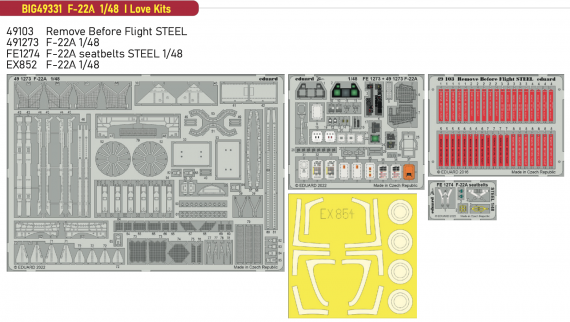1/48 F-22A BigEd Set