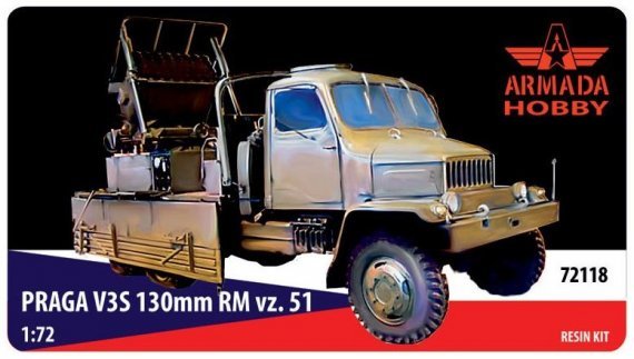 1/72 PRAGA V3S 130mm RM vz. 51 (resin kit)