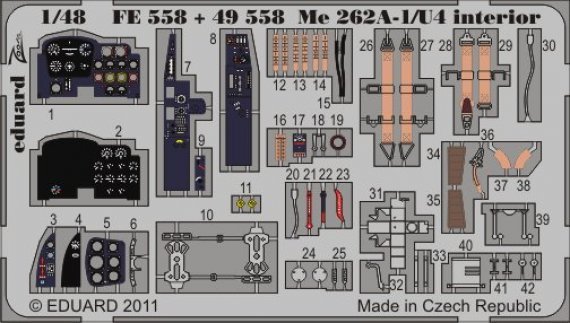 1/48 Me 262A-1/U4 interior S.A. (HOBBYB)