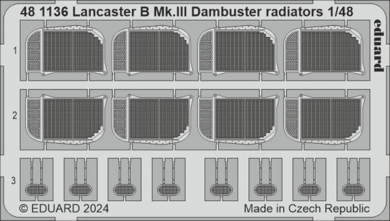 1/48 SET Lancaster B Mk.III Dambuster radiators HKM