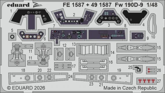 Eduard Set 1/48 Fw 190D-9 pour Miniart