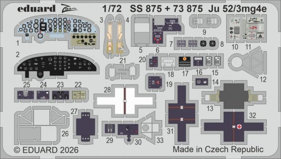 Eduard 1/72 Ju 52/3mg4e pour Airfix