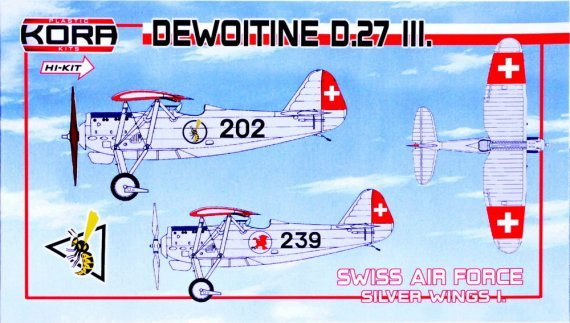 1/72 Dewoitine D.27 III. Swiss AF Silver Wings I