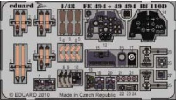 1/48 Bf 110D interior S.A. (DRAG)