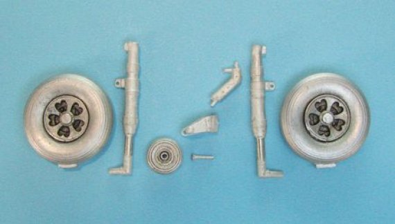 1/32 Supermarine Spitfire Mk.II, Vb, VI Landing Gear (Hasegawa)