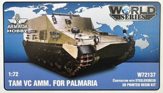 1/72 for Tamiya VC AMM. for Palmaria resin kit