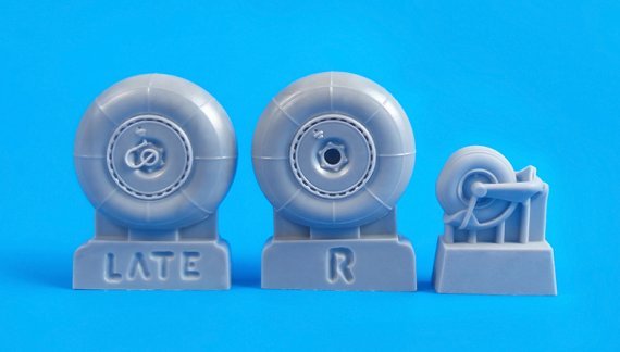 1/48 Ju-88A-4 late main & tail wheels