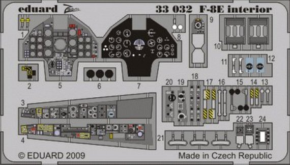 1/32 F-8E interior S.A. (TRUMP)