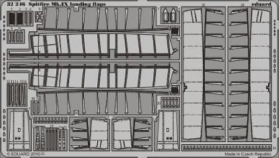 1/32 Spitfire Mk.IX landing flaps (TAM)