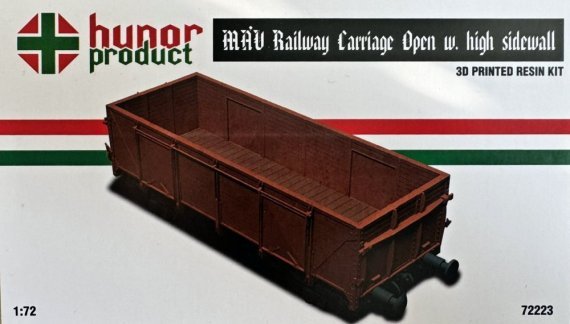 1/72 MAV Railway Carriage Open with high sidewall