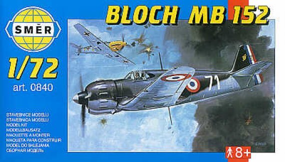 Smer 1/72 Marcel-Bloch MB.152 Flugzeugmodell