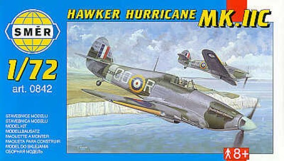 Smer 1/72 Hawker Hurricane Mk.IIC Flugzeugmodell