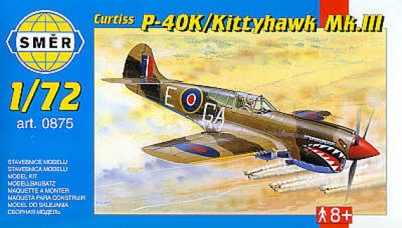 Smer 1/72 Curtiss P-40K Warhawk Kittyhawk Mk.III
