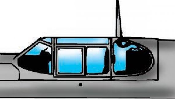 1/48 North American P-51B Vacuform Canopy. 2 pieces. For Tamiya