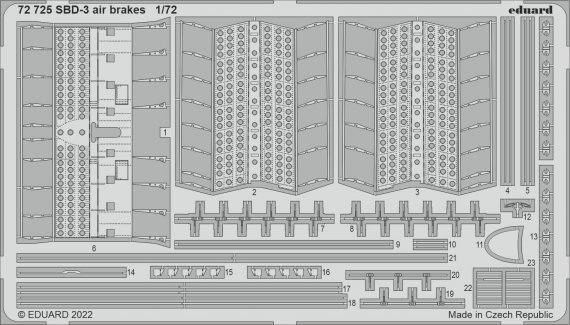 1/72 SET SBD-3 air brakes