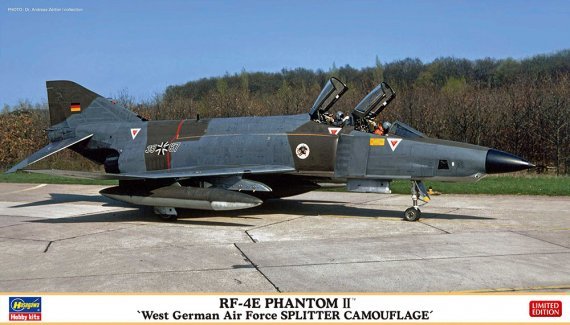 1/72 RF-4E Phantom II West German Af Splitter Camouflage