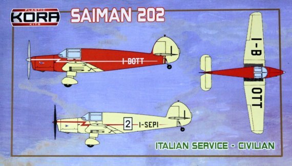 1/72 Saiman 202 Italian Civilian Service