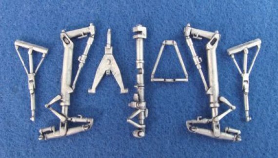Mirage IV Train d'atterrissage m�tal 1/48 Heller