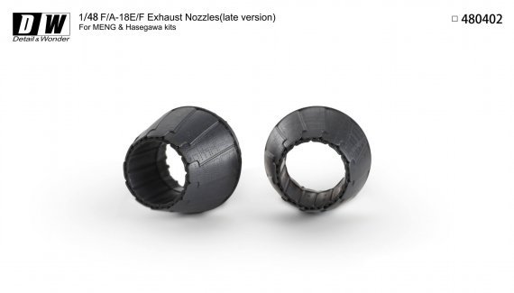1/48 F/A-18E/F Hornet Exhaust Nozzles late version for Has/Meng