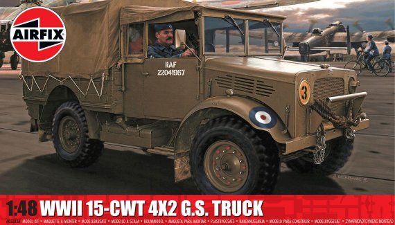 1/48 WWII Raf 15-CWT 4X2 General Service Truck Bedford MWD