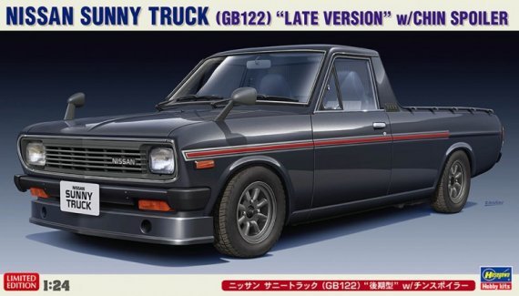 1/24 Nissan Sunny Truck Late Version with Chin Spoiler