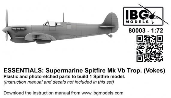 IBG Models Spitfire Mk.Vb Trop. Vokes 1/72