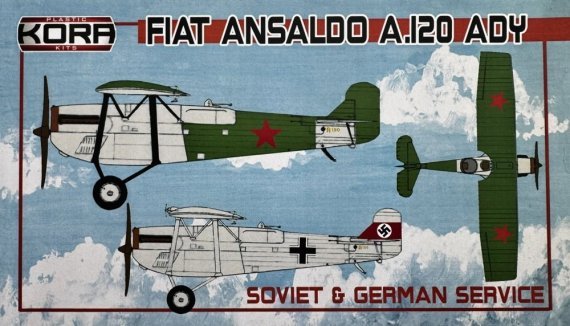 Kora Model 1/72 Fiat Ansaldo A.120 ADY Soviet & German Service