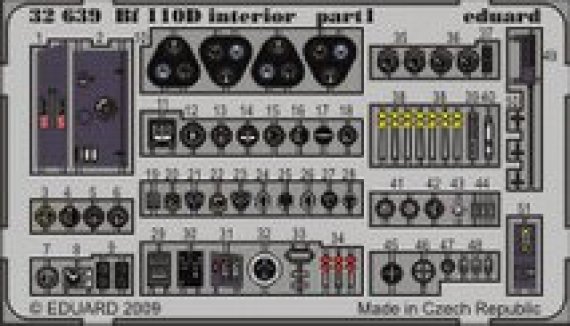 1/32 Bf 110D interior (DRAG)