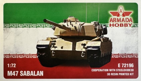 1/72 M47 Sabalan 3D resin printed kit