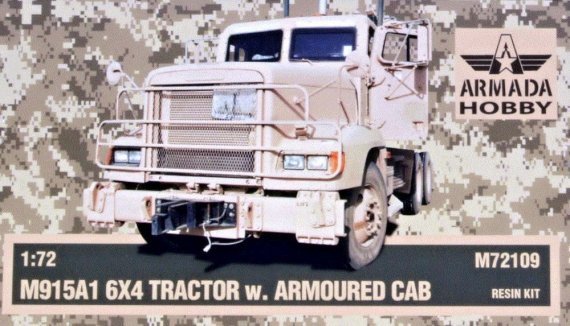 1/72 M915A1 6x4 Tractor with Armour.Cab