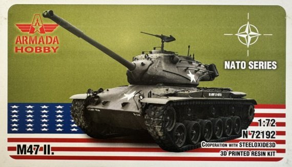 1/72 M47 II. 3D resin printed kit