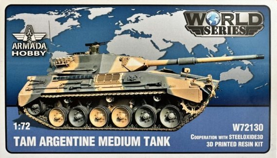 1/72 for Tamiya Argentine Medium Tank