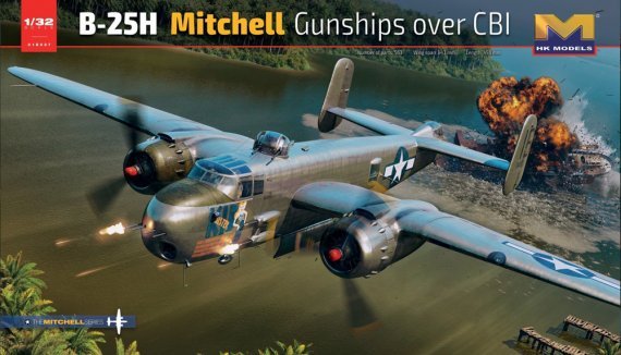 1/32 North-American B-25H Mitchell Gunships over CBI
