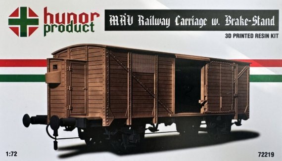 1/72 MAV Railway Carriage with Brake Stand