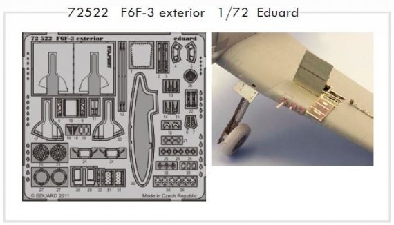 1/72 F6F-3 exterior
