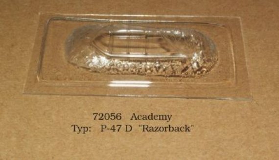 1/72 Vacu Canopy P-47 D Razorback (ACAD)