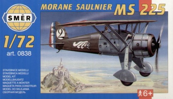 Smer 1/72 Morane-Saulnier MS.225 Maquette Avion